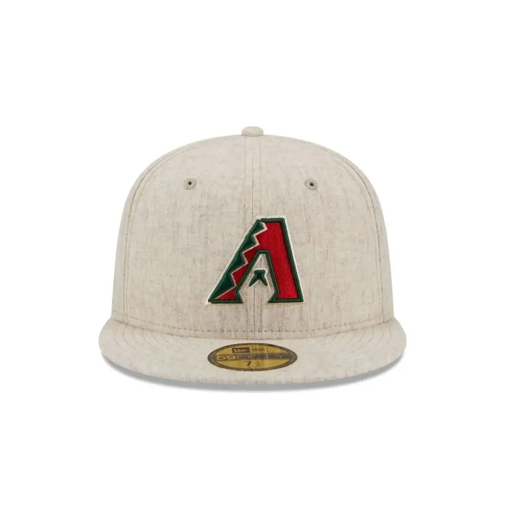 Men's Arizona Diamondbacks New Era 59FIFTY Wool Plaid Fitted Hat / Cap